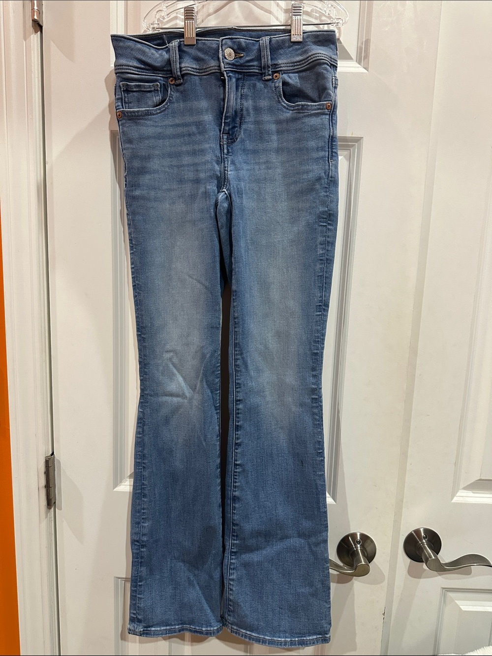 American Eagle Outfitters Light Blue Flare Jeans size 0